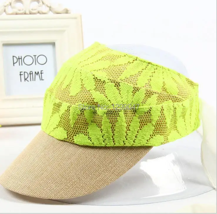 Women's Hats Visors lace edging Korean version of the new summer hat sun UV | Аксессуары для одежды