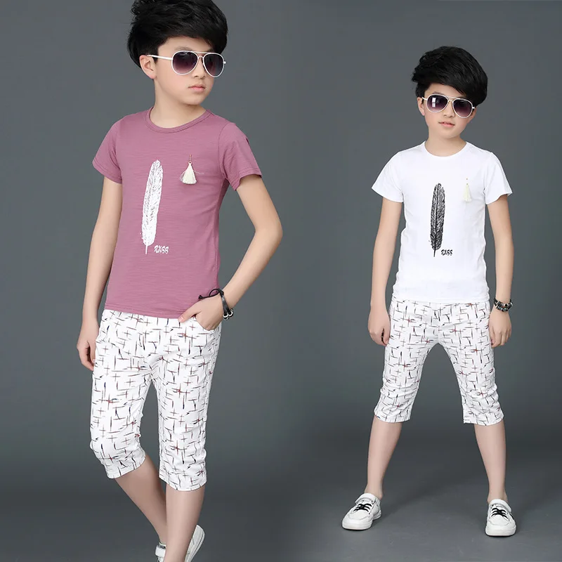 Детская одежда 2019 летняя для маленьких мальчиков рубашка + шорты детская