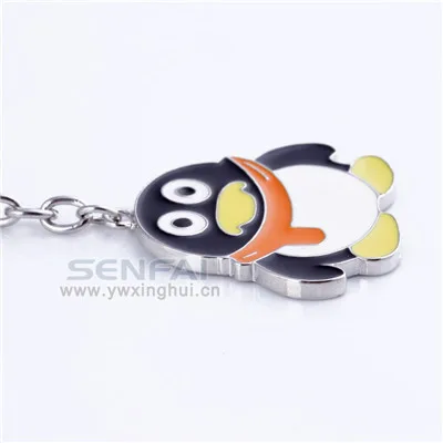 Новинка милый Tencent Пингвин QQ брелок металлический Relogio Masculino с животными для парня