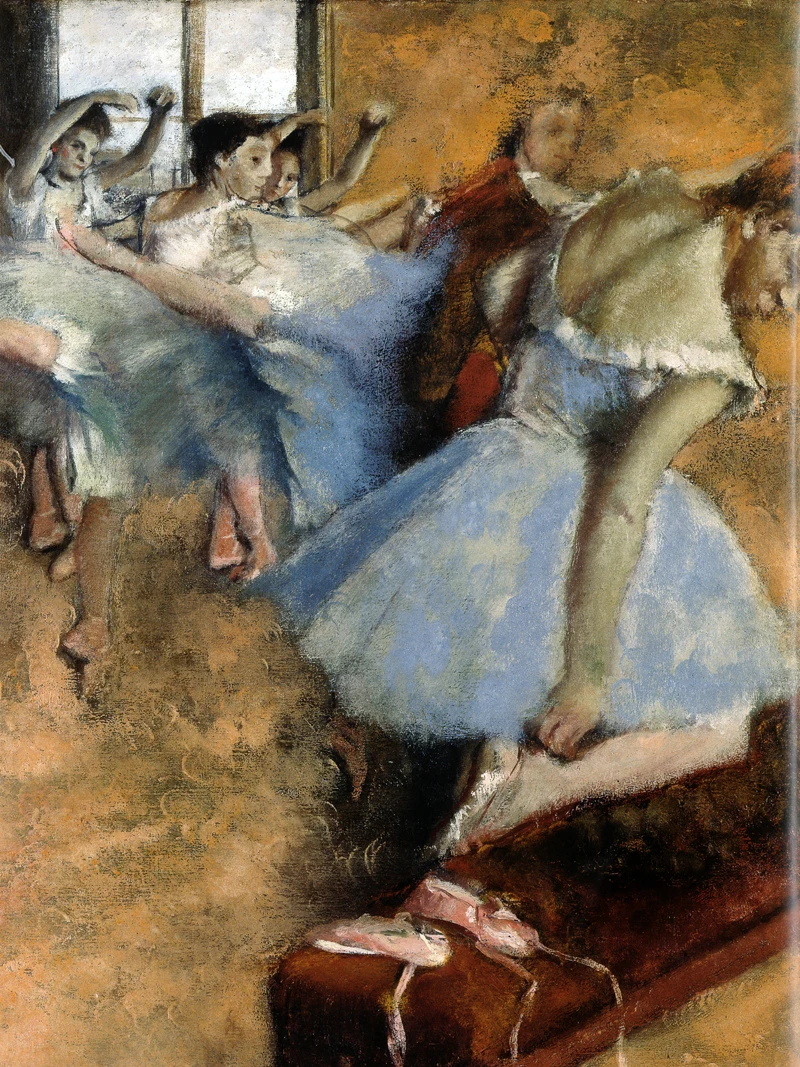 Изобразительные постеры Картина на холсте Эдгар Дега танцоры Шедевр Репродукция