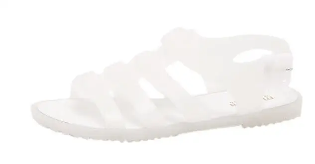 Женские сандалии гладиаторы DADIJIER летние прозрачные на плоской подошве в римском