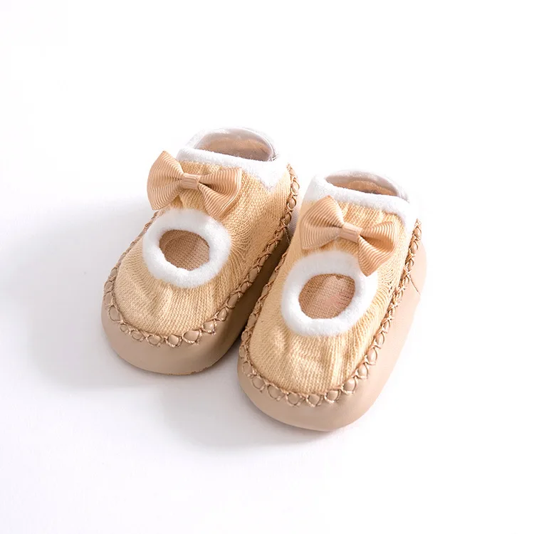 Детские носки для девочек Happy Infant обувь новорожденных Нескользящие