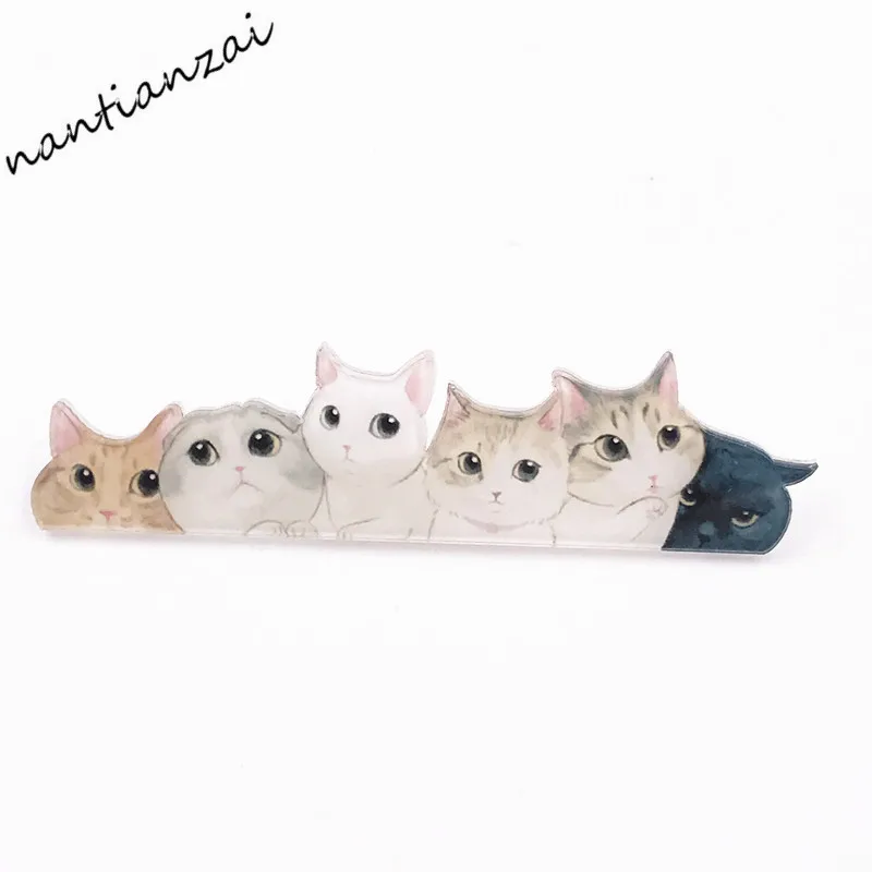 Kawaii фигура Харадзюку наборный животных Пикачу Акриловые Броши матерчатая нашивка декоративная Rozet воротник шарф нагрудные шпильки аксессуары - Цвет: Темно-синий