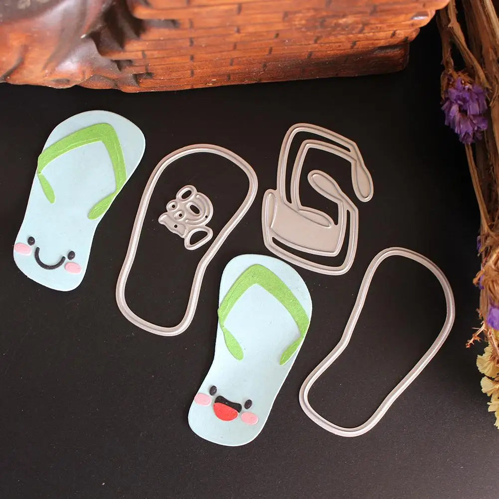 DIY Hat Slipper Carbon Steel Mold Scrapbook Embossing Die Swimming Accessories Metal Cutting Mould Handicrafts | Дом и сад