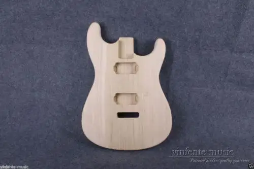 

New Electric Guitar Body Paulownia wood Unfinished Light Strong Guitar parts 25.5 Inch Strat