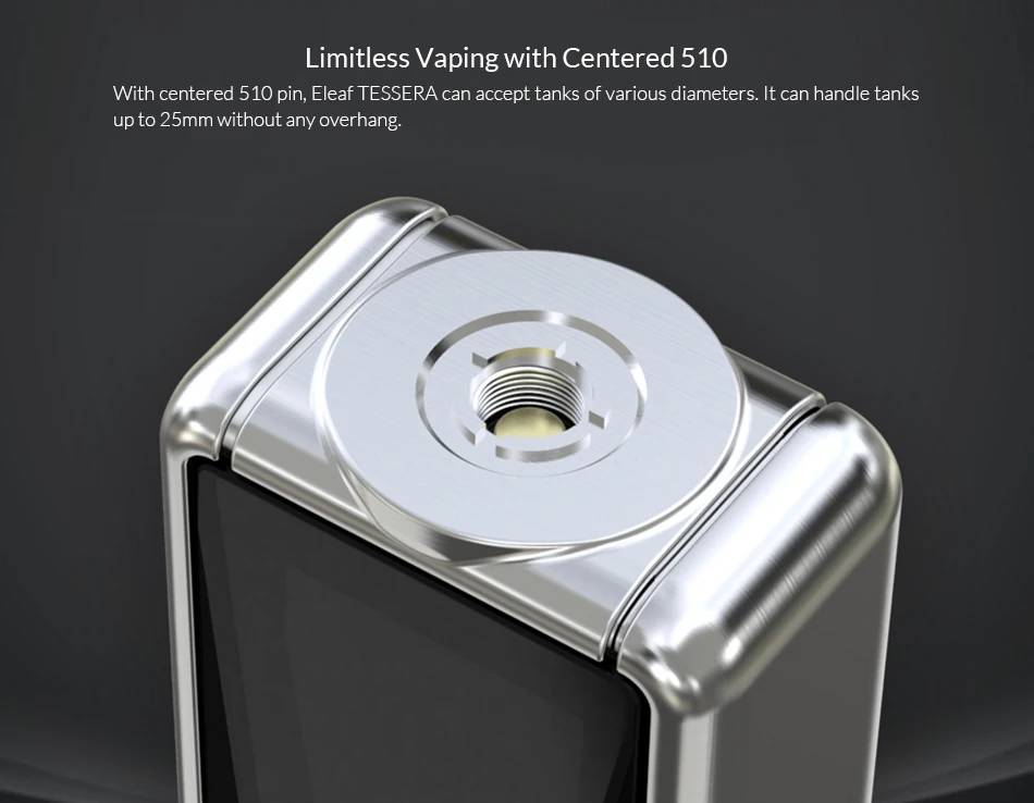 Eleaf Tessera TC коробка мод встроенный 3400 мАч выход 150 Вт Мощность с 1,45 дюймов TFT цветной Vape режим электронная сигарета