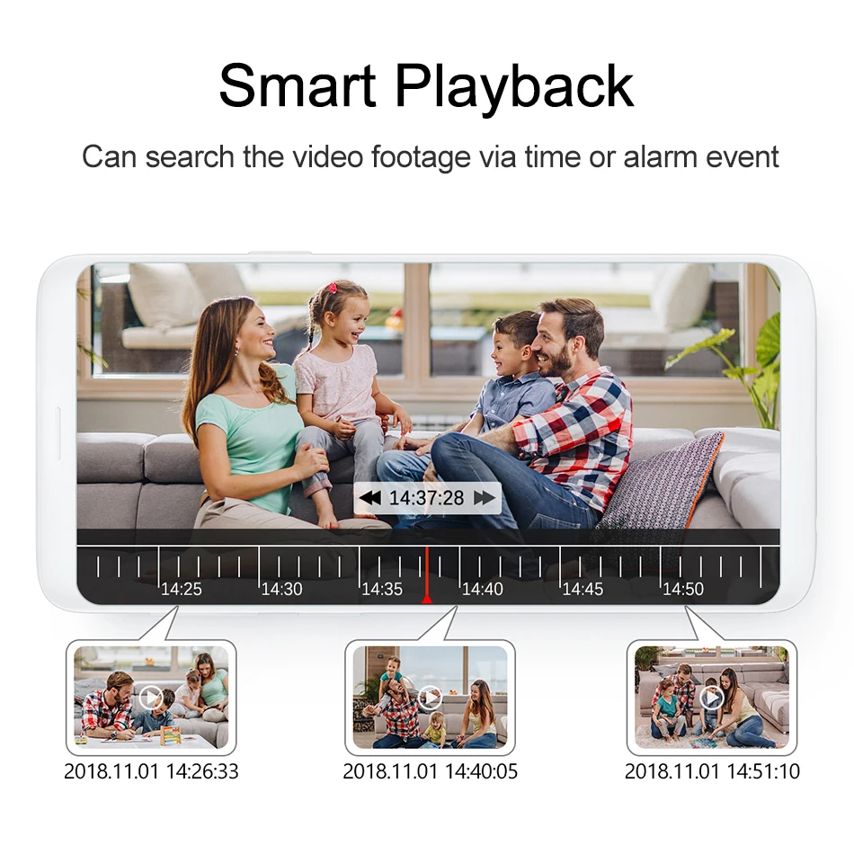 Камера видеонаблюдения Techage инфракрасная камера безопасности с функцией ночного