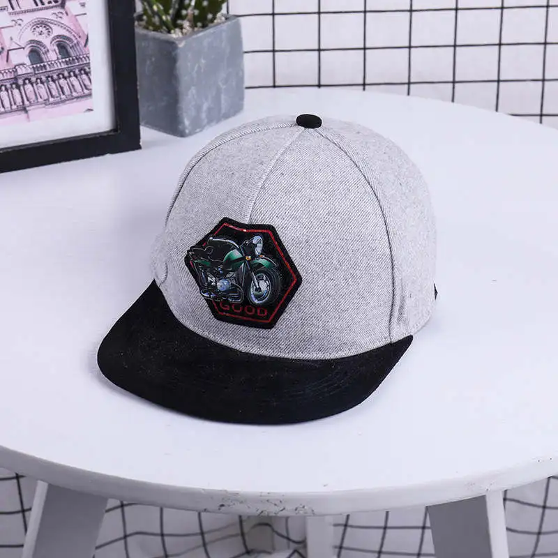 New Adult 3D Cute Devil Eyes Embroidery Baseball Caps Cat Ear Horn Rivet Plaid Snapback Cap Metal M Emble Punk Cap Hats YY175