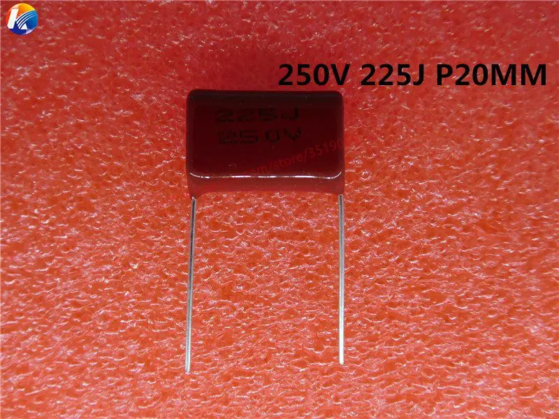 

10pcs/lot 225J 250V 2.5UF P20mm new and original