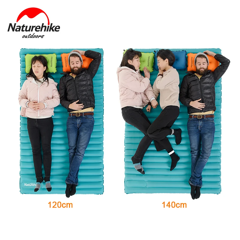 Naturehike открытый кемпинг надувной коврик Сверхлегкий пресс тип надувной матрас ТПУ водонепроницаемый палатка коврики пляжные коврики