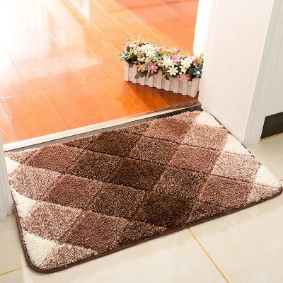 coffee Противоскользящие Tapis De Bain для Гостиная красочные Bedmat для декора из микрофибры Ванна коврики в дома Ванная комната и кухонный ковер в комнате - Цвет: coffee