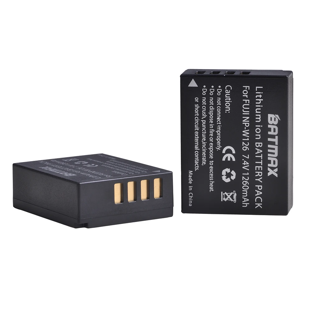 2 шт. NP-W126 NP W126 NPW126 Батарея+ ЖК-дисплей USB Зарядное устройство для ЖК-дисплея с подсветкой Fujifilm FinePix HS30EXR HS33EXR HS50EXR X-A1 X-E1 X-E2 X-M1 X-Pro 1