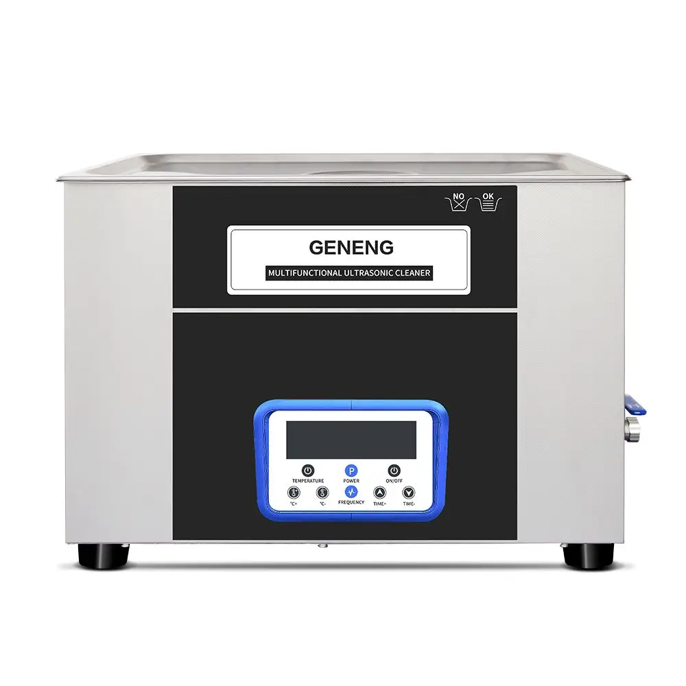 Двухчастотный Ультразвуковой очиститель 15л с таймером нагревателем