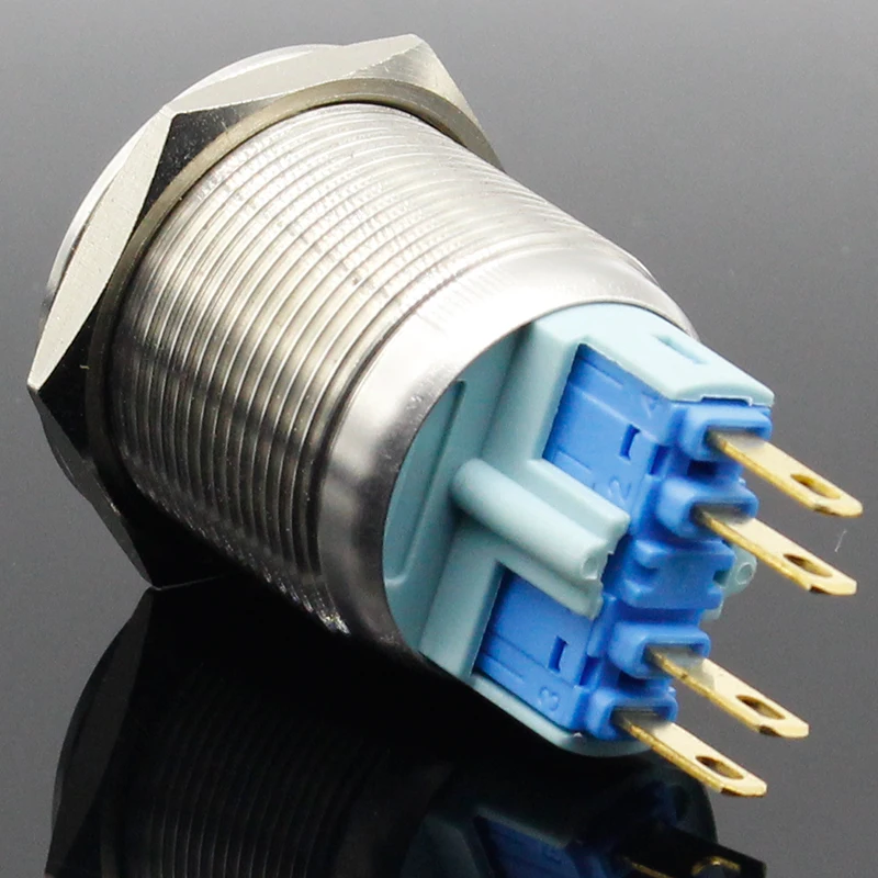 Водонепроницаемый мгновенный/фиксируемый металлический дверной звонок из