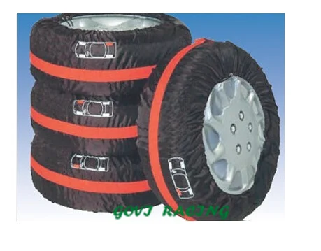 Красные автомобильные покрышки для внедорожников из полиэстера 4 шт./лот