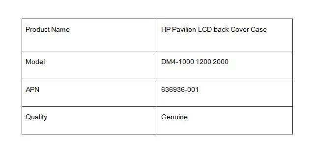 Для hp Pavilion DM4-1000 1200 2000 lcd задняя крышка чехол 636936-001