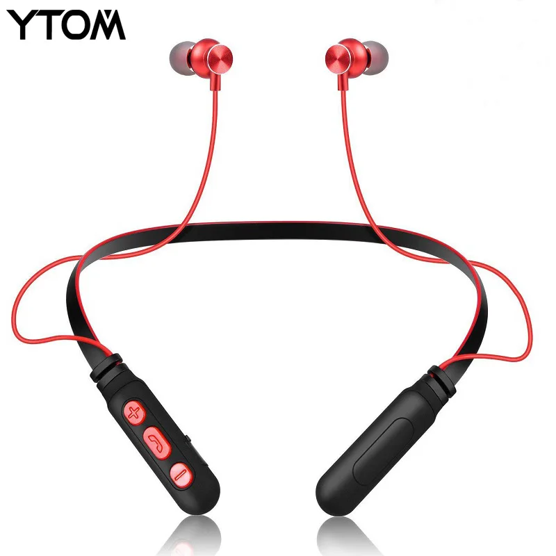 YTOM Flex Магнитный шейный Bluetooth наушник Спортивные Беспроводные наушники стерео 4 2