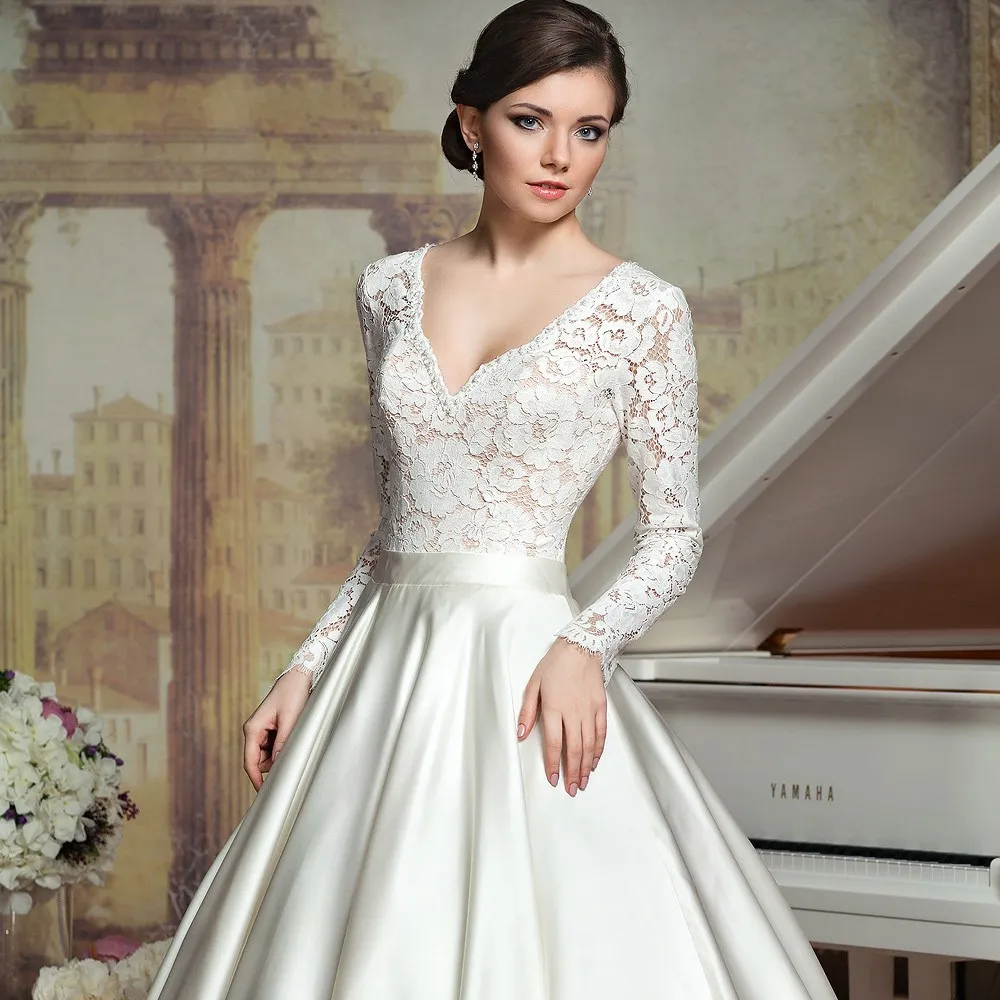 Новый 2017 ретро романтический длинные новые атласная женщины платье с длинными