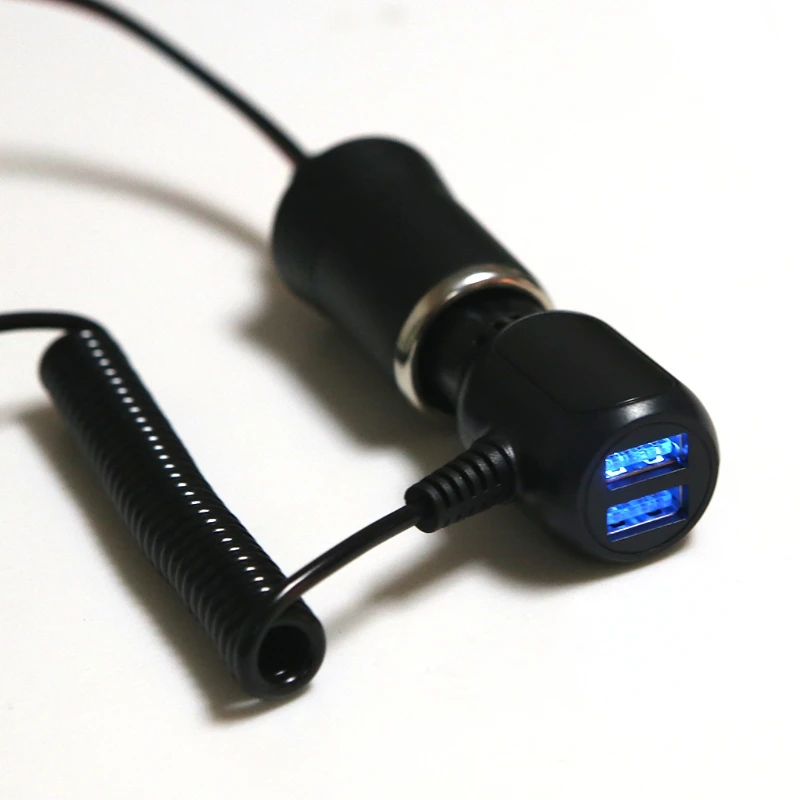 Dual USB Fast Charging Car Charger Adapter Micro USB Data Cable For Android Phone