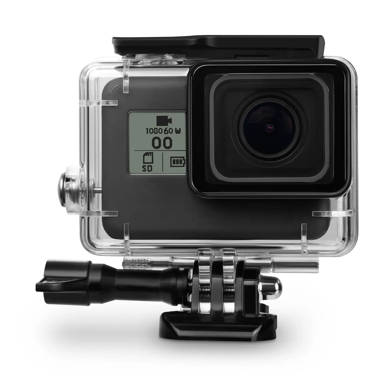 

EACHSHOT 45M Underwater Waterproof Diving Housing Case for GoPro HERO 5 Action Camcorder with Quick Release Mount Thumbscrew