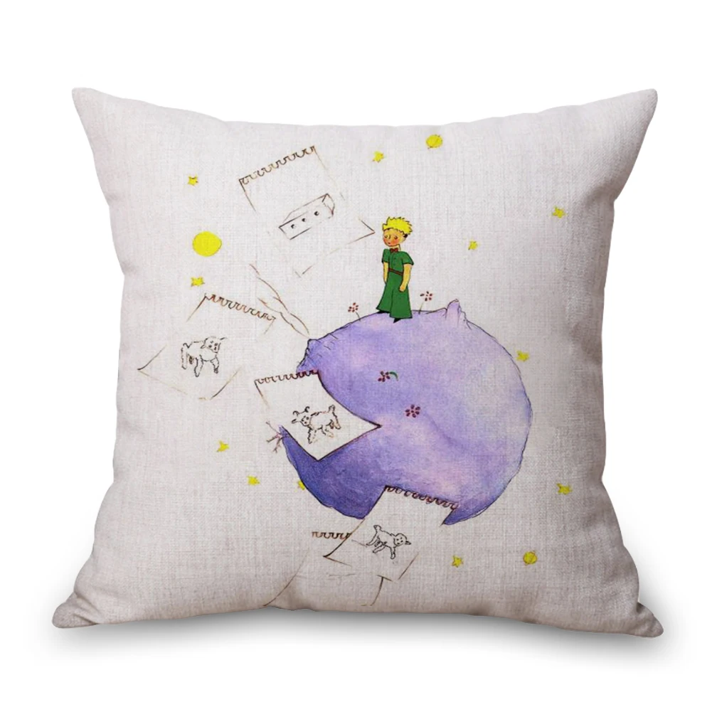 Французский маленький Le Petit Prince наволочка для тела льняная кровать подушки