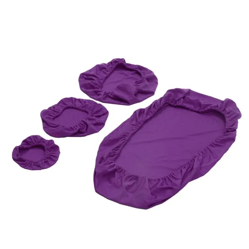 purple 4 шт./компл. стоматологическое кресло резиновое покрытие блок моющийся пыле стоматолог стул сиденье Подушка для спины Cover Protector - Цвет: purple