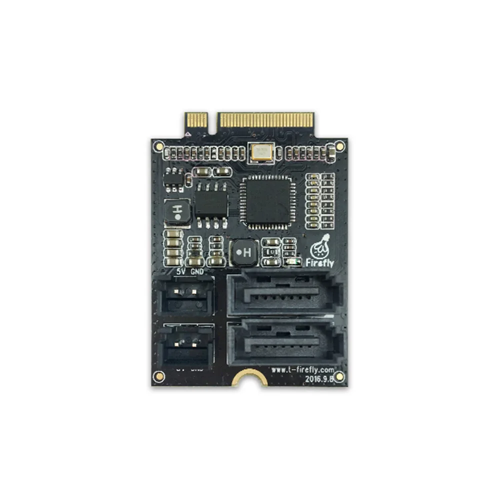 Плата адаптера PCIe M.2 для SATA3.0, плата расширения работает с демонстрационной платой Firefly RK3399