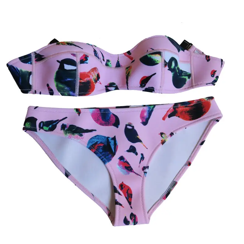 Купальники для малышек Для женщин бикини 2017 Сексуальная Девушка неопрена