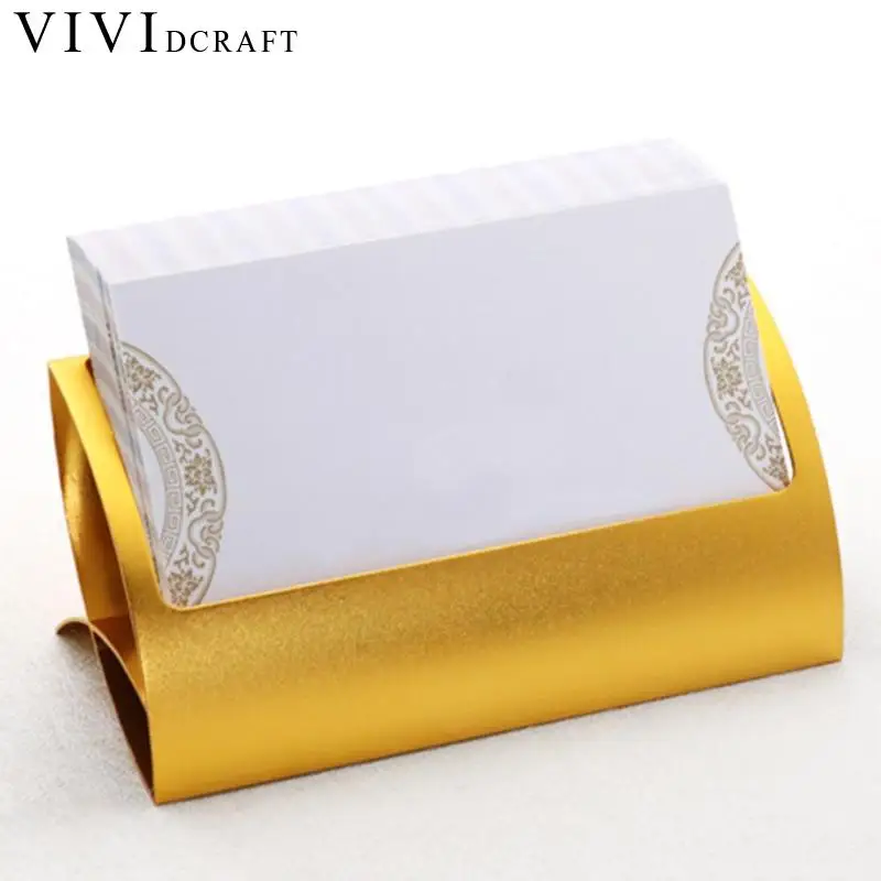 Vividcraft креативные металлические держатели для карт банкнот офисного стола