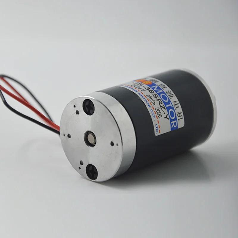 JS-38SRZ DC12V/24V 2000/4000 / 5000 об/мин 10W PMDC скорость двигателя низкий уровень шума высокий