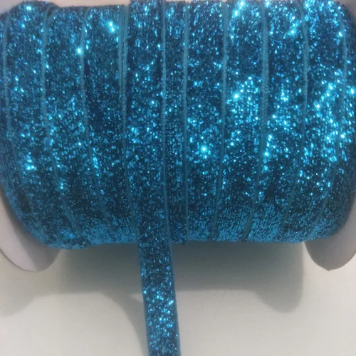 Turquoise 5 ярдов(4,5 метров), 6 мм, 10 мм, 12 мм, 15 мм, 20 мм, 25 мм, 38 мм, блестящая бархатная лента, заколки, бант, украшение, выберите цвета - Цвет: Turquoise