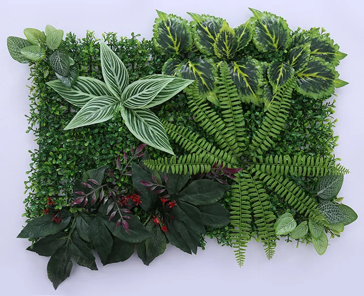 Green Plants 5 Искусственный цветок, настенное растение, стена, газон, искусственный Крипер, папоротник, лист, пластиковая трава, сделай сам, свадьба, отель, фоновое украшение для вечеринки - Цвет: Green Plants 5