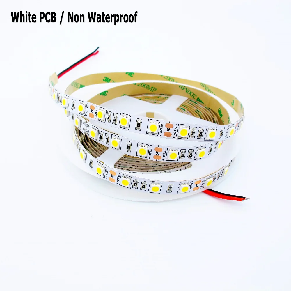 Гибкая светодиодная лента SMD5050 высокой яркости 5 м/лот холодный белый RGB желтый