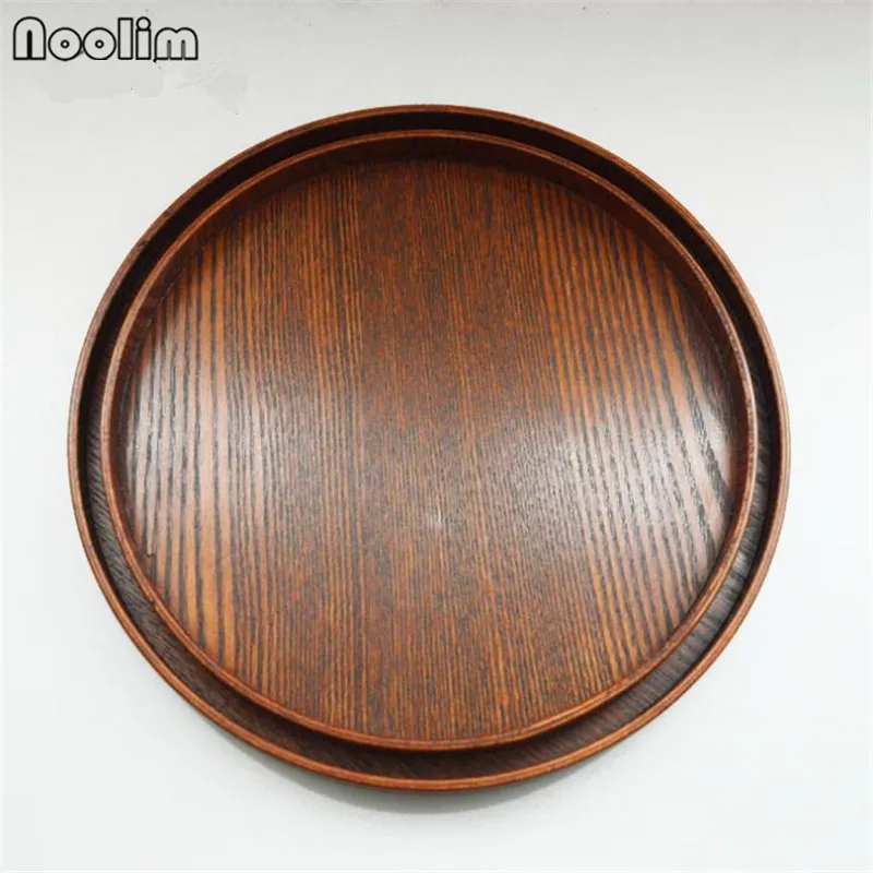 Креативный простой деревянный поднос для чая ручной работы в японском стиле
