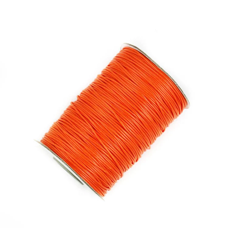 Orange 30 цветов, 1 мм, 1,5 мм, 2 мм, корейский шнур из полиэфирного волокна, круглая веревка для бисероплетения/нить/проволока/веревка для рукоделия, аксессуары - Цвет: Orange
