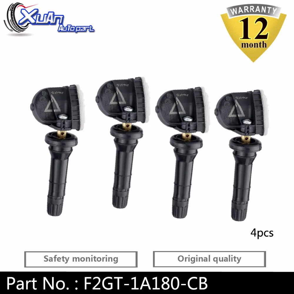 XUAN 4 шт. датчик давления в шинах TPMS для Ford Explorer F 15 Mustang Lincoln MKX F2GT 1A180 CB 1A150 433