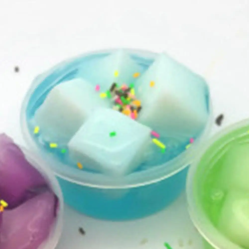 Style 2 3D Русалка желе пена глина слизи DIY мягкий хлопок слизи Мяч Комплект без буры образование ремесло игрушка антистресс детские игрушки для детей - Цвет: Style 2