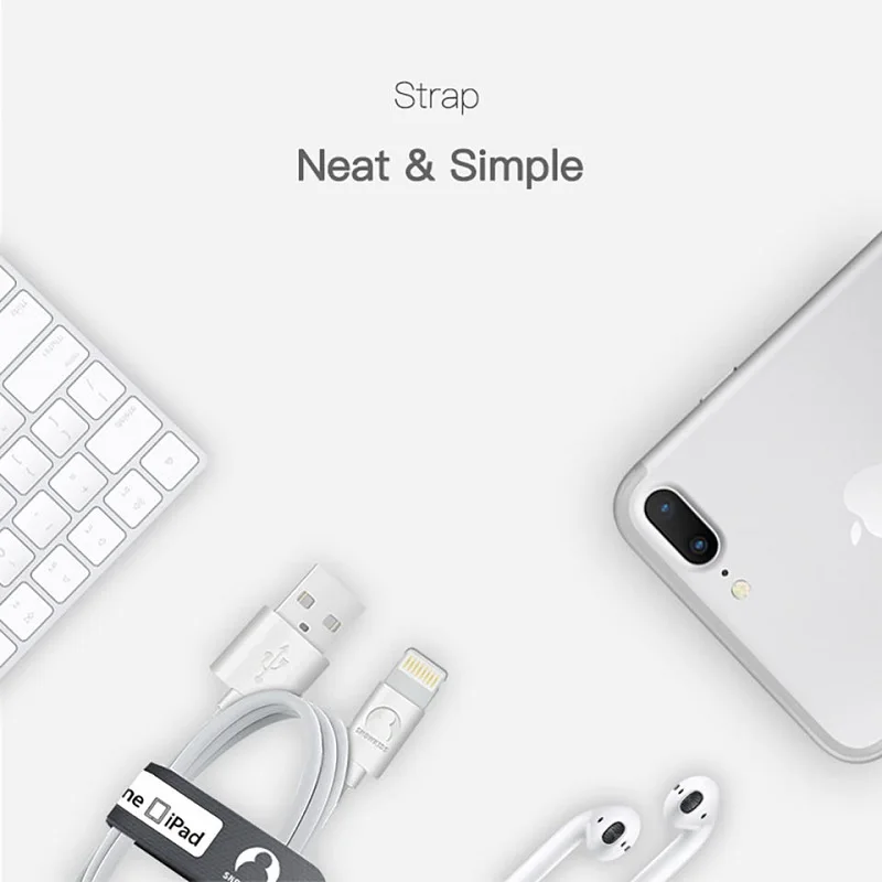 Snowkids 2 м USB кабель для iPhone 5 6 7 8 X XR XsMax ipad mini air Быстрая зарядка поддержка upto iOS12 2.4A Быстрая зарядка