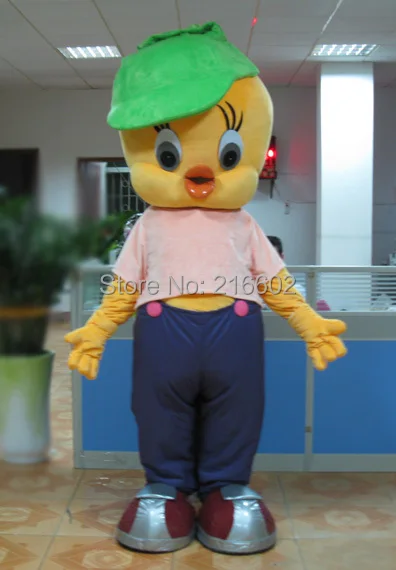 

cosplay costume Tweety Bird Mascot Costume cartoon costumes With Free Shipping