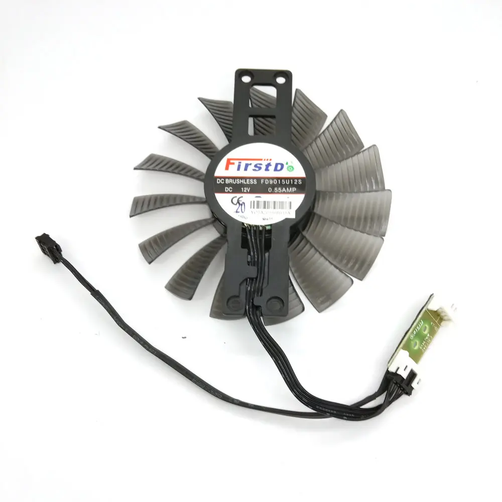 Новый оригинальный охлаждающий вентилятор для графики GAINWARD GTX1060 PHOENIX FD9015U12S DC12V 0.55A