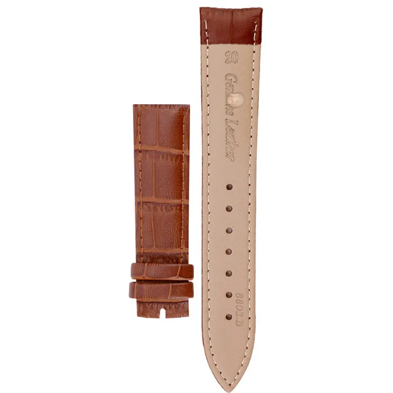 

Hot Black Brown Genuine Leather Watch strap for Men Women 10mm 12mm 16mm 24mm Watch Band with stainless steel pin Buckle