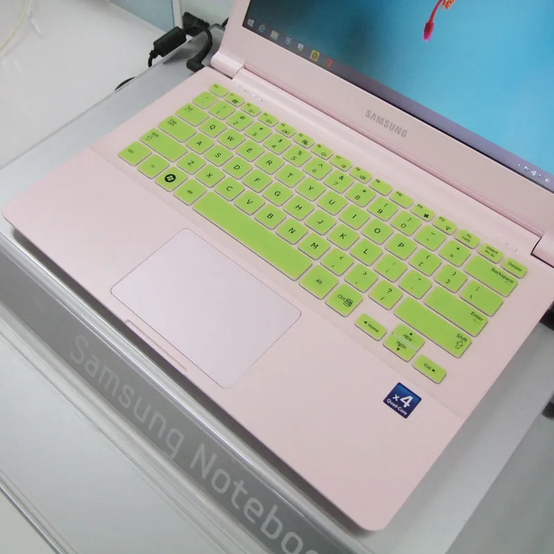 Силиконовый защитный чехол для клавиатуры для samsung 905S3G 740U3E 915S3G 906S3G - Цвет: Green