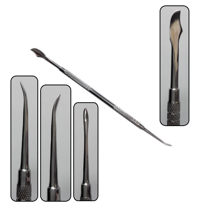 1 Шт. Резьба Инструменты Зубы Модели Из Нержавеющей Стали Серебряные