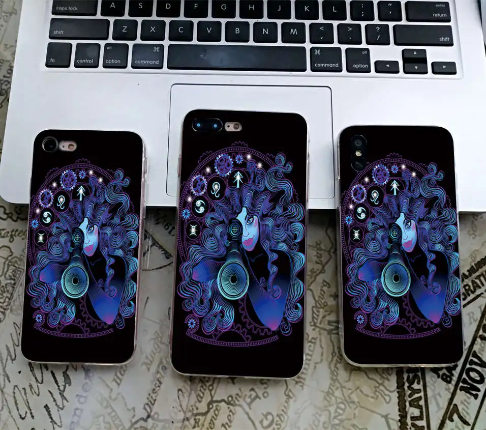 Чехол Dreamlike со знаками Зодиака для iPhone X, 5 S, 5S, XR, XS, Max, SE, 6, 6 S, 7, 8 Plus, мягкий силиконовый чехол для телефона, Fundas