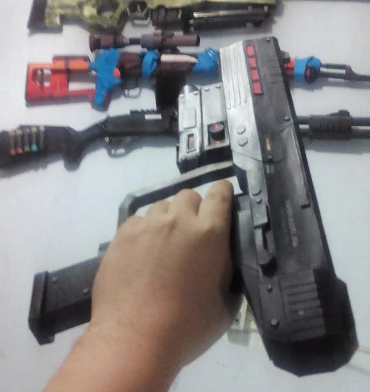 Военный человеческий пистолет M6 S 3D бумажная модель ручной DIY не может быть