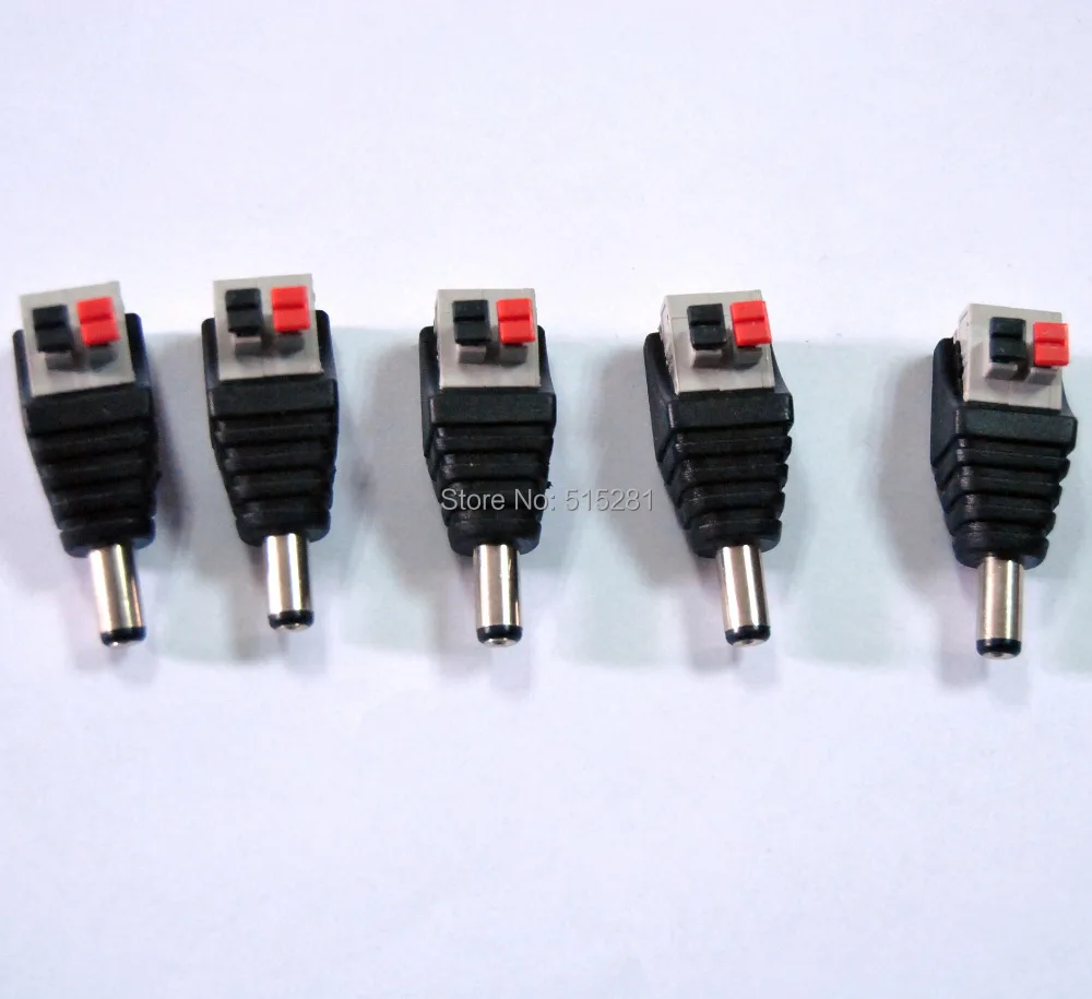 2 контактный Одноцветный разъем для светодиодной ленты с портом постоянного тока