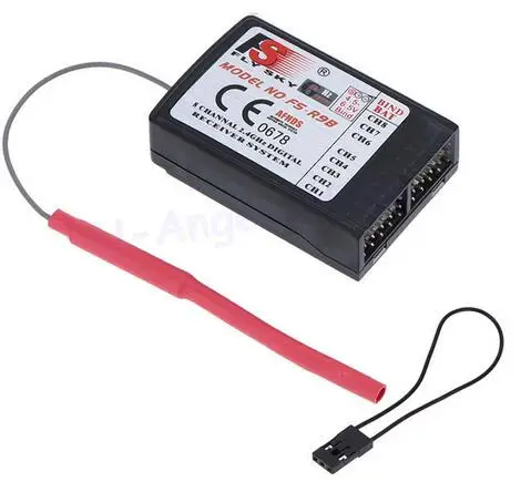 Flysky FS-GR3E FS-A3 FS-A6 FS-R6B FS-X6B FS-iA6 FS-iA6B FS-BS6 FS-A8S FS-R9B FS-iA10 FS-iA10B Rc приемник для передатчик Flysky - Цвет: FS-R9B