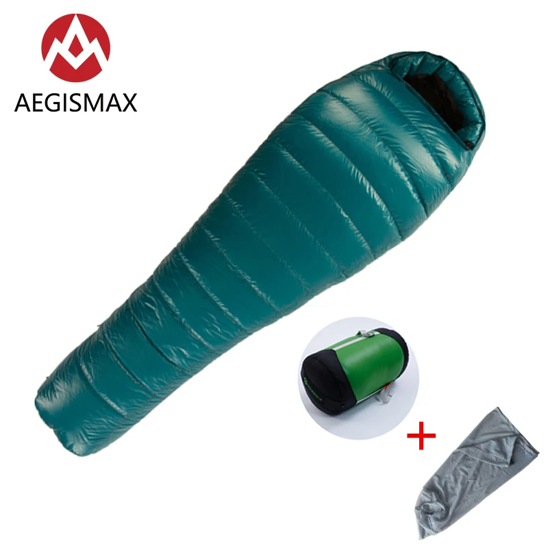 AEGISMAX M3 серия Открытый Кемпинг Туризм сохраняет тепло белый гусиный пух Зимний