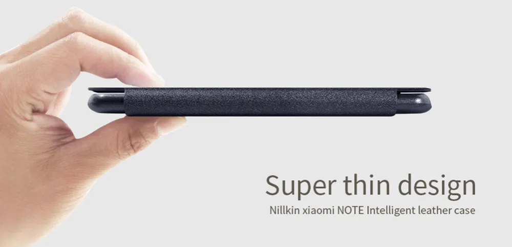 NILLKIN кожа+ PC Вид из окна флип чехол для Meizu M3E Авто Услуга Smart Cover сна