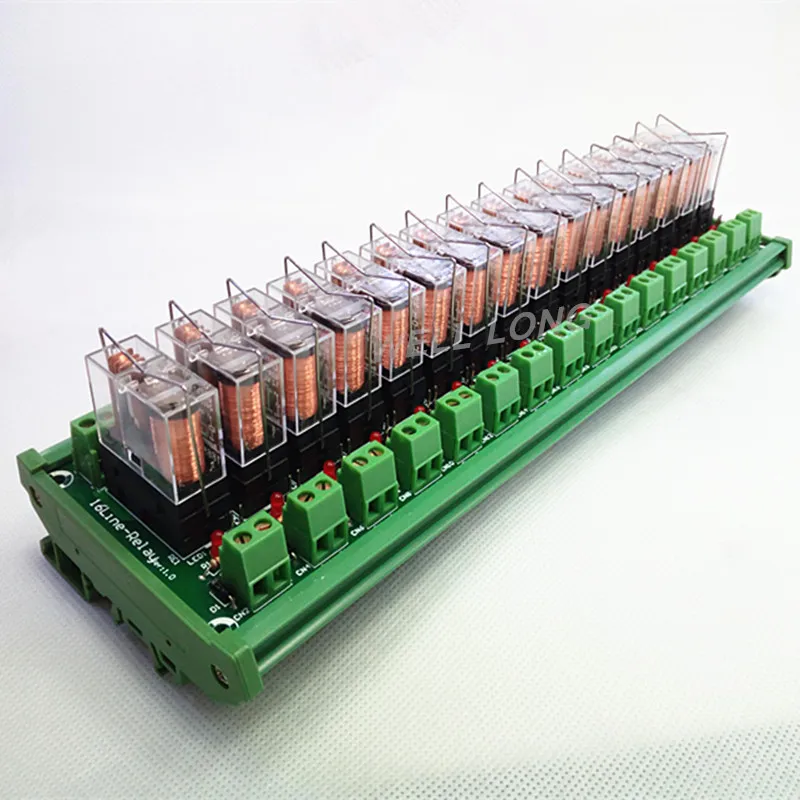 Din-рейку 16 SPDT 16A релейный интерфейс модуля, OMRON G2R-1-E DC12V реле